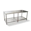 bàn bếp inox công nghiệp 2 tầng, Dùng trong bếp ăn công nghiệp, nhà hàng, căn tin -inoxbachkhoa.vn
