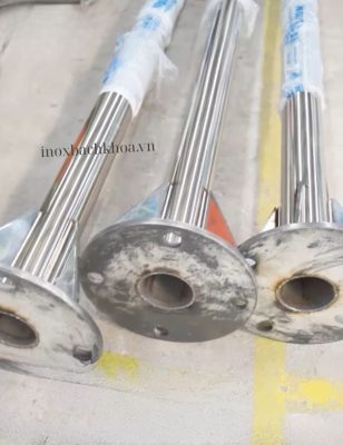 Cột cờ inox 7m - Inox Bách Khoa Gia công cột cờ inox ngoài trời