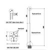 cột cờ inox 304 ngoài trời