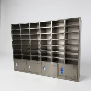 Tủ giày inox - Inox Bách Khoa tủ giày dép inox dùng cho nhà máy xí nghiệp vật liệu inox 304 , cho phòng sạch