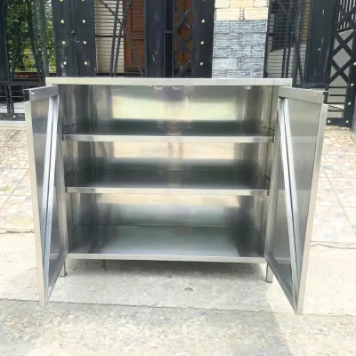 Tủ inox 3 tầng công nghiệp cao cấp với chất liệu inox 304 chống gỉ