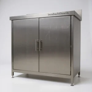Tủ inox 304 công nghiệp kích thước 1.2m x 0.6m x 1.2m