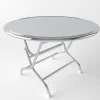 bàn tròn inox 1m2