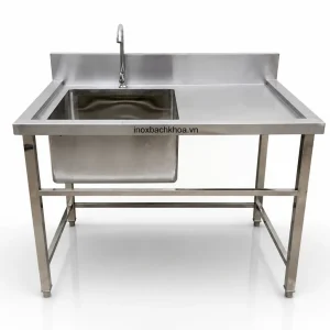 Trang chủ - Inox Bách Khoa chậu rửa công nghiệp 1 hố