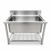 Chậu rửa inox công nghiệp 1 hộc lớn
