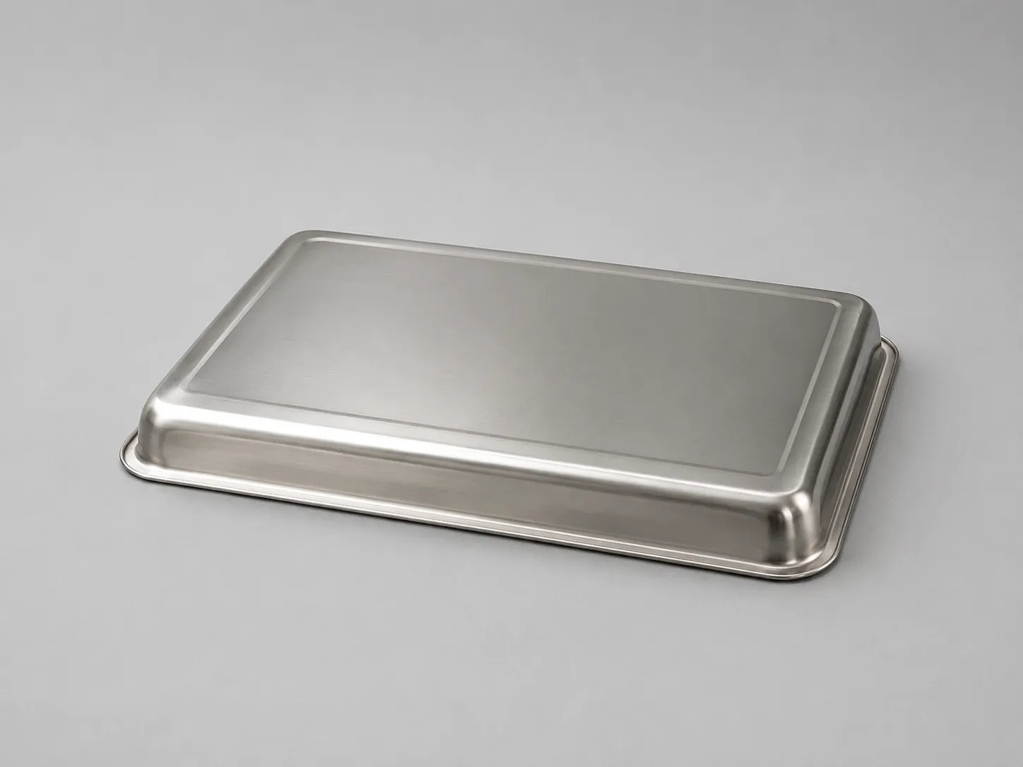 Khay inox chữ nhật 40x60 - Inox Bách Khoa Mặt đáy Khay inox chữ nhật 40x60