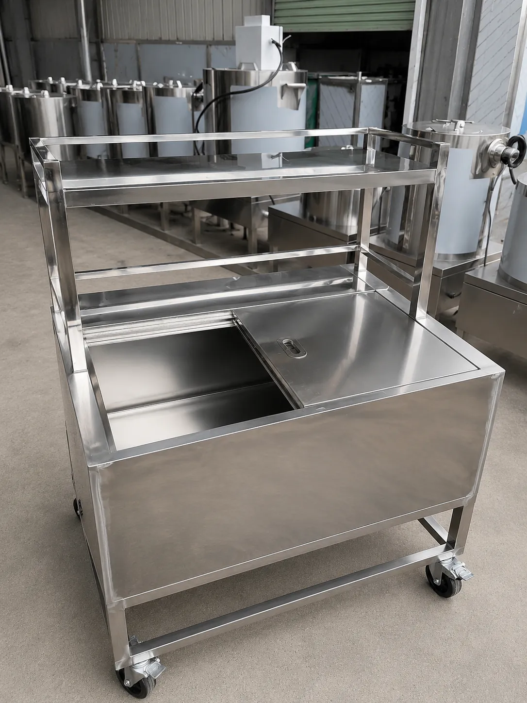 Thùng đá inox 304 - Inox Bách Khoa Thùng đá inox 304