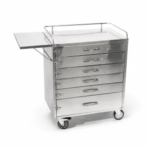 Trang chủ - Inox Bách Khoa Xe đẩy dụng cụ y tế 6 ngăn kéo