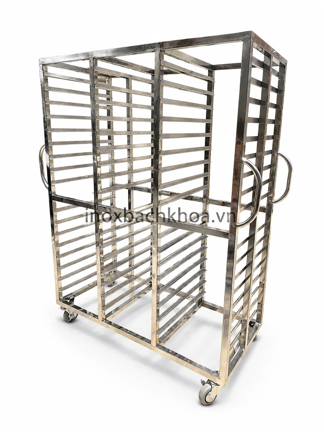 Xe đẩy khay - Inox Bách Khoa Xe đẩy khay