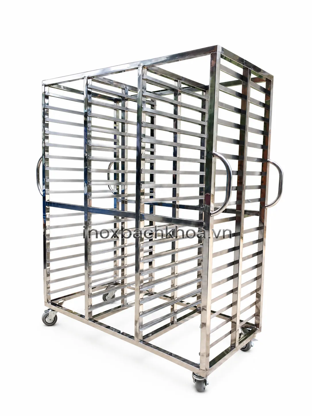 Xe đẩy khay - Inox Bách Khoa Xe đẩy khay