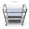 Xe đẩy thức ăn - Inox Bách Khoa xe đẩy thức ăn